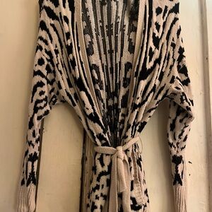 Stylish Beige and Black Women's Sweater